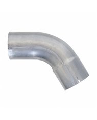UPAE602-5-1010-Aluminized 60 Degree Exhaust Expanded Elbow, 5" ID To 5" OD - 10" X 10"