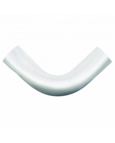 UPCE902-5-1818-Chrome 90 Degree Exhaust Expanded Elbow, 5" I.D. To 5" O.D. - 18" X 18"