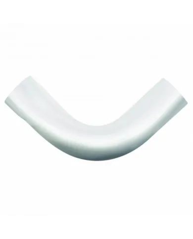 UPCE902-5-1818-Chrome 90 Degree Exhaust Expanded Elbow, 5" I.D. To 5" O.D. - 18" X 18"