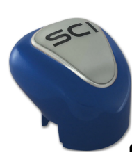 SCI901581-Gear Shift Cover - OEM Style 9/10 (No Notch) - Blue