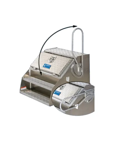 MRT6473 - SADDLE BOX, 23.5X28.5X24  TOP DP DR W/STEP & 3518