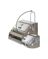 MRT6473 - SADDLE BOX, 23.5X28.5X24  TOP DP DR W/STEP & 3518