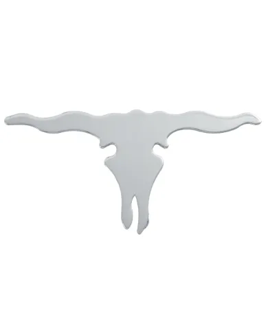 GG90223 - CR. MINI LONG HORN SKULL W/ ADHESIVE TAPE, 3-1/4"X6-5/8"