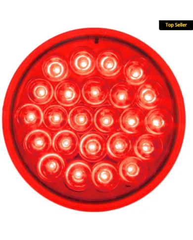 GG78273 - 4" PEARL RED 24-LED LIGHT, RED LENS