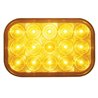 UP38746-15 LED Rectangular Turn Signal Light - Amber LED/Amber Lens