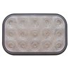 UP38748-15 LED Rectangular Turn Signal Light - Amber LED/Clear Lens