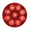 UP38850-9 LED 2" Round Reflector Light (Clearance/Marker) - Red LED/Red Lens