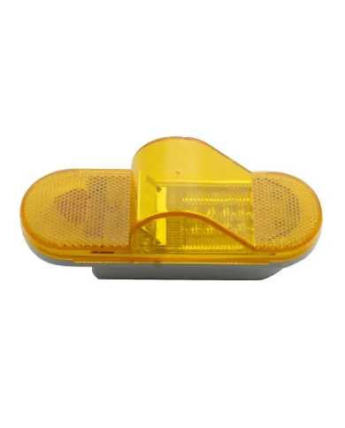 UP38857B-28 LED Mid-Trailer Turn Signal Light - Amber LED/Amber Lens (Bulk)
