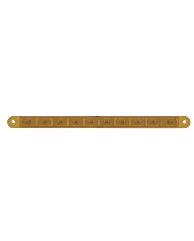 UP38942B-10 LED 9" Turn Signal Light Bar - Amber LED/Amber Lens (Bulk)
