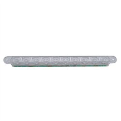 UP38944-10 LED 9" Turn Signal Light Bar - Amber LED/Clear Lens