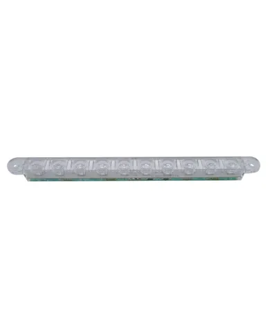UP38944-10 LED 9" Turn Signal Light Bar - Amber LED/Clear Lens