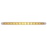 UP38948-14 LED 12" Turn Signal Light Bar - Amber LED/Clear Lens