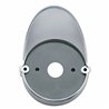 UP39208B-Chrome LED Light Flush Mount Base With Visor For Grakon 1000 Style Lights (Bulk)