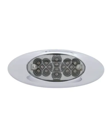 UP39326-16 LED Phantom I Reflector Light (Clearance/Marker) - Amber LED/Clear Lens