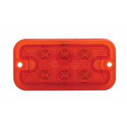 UP39333-6 LED Dual Function Light - Red LED/Red Lens