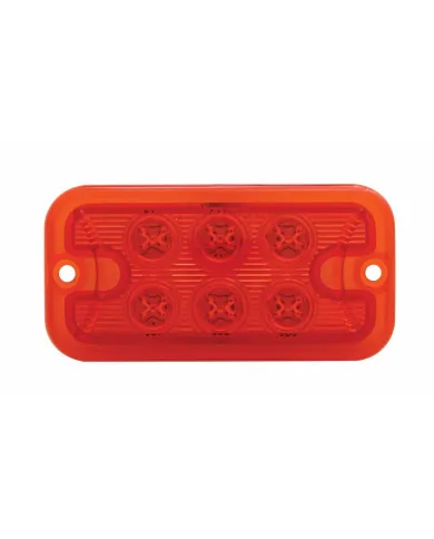 UP39333-6 LED Dual Function Light - Red LED/Red Lens