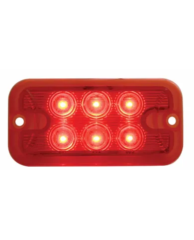UP39333-6 LED Dual Function Light - Red LED/Red Lens