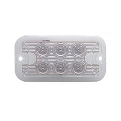 UP39334B-6 LED Dual Function Light - Amber LED/Clear Lens (Bulk)
