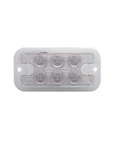 UP39334B-6 LED Dual Function Light - Amber LED/Clear Lens (Bulk)