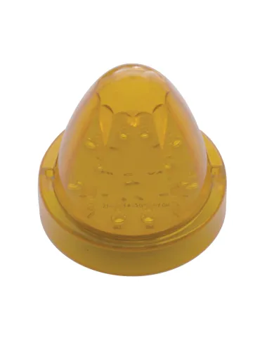 UP39345-13 LED Watermelon Truck-Lite Style Cab Light - Amber LED/Amber Lens