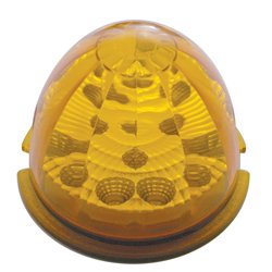 UP39349-17 LED Reflector Watermelon Maze Cab Light - Amber LED/Amber Lens