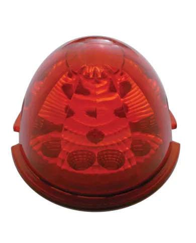 UP39350-17 LED Reflector Watermelon Maze Cab Light - Red LED/Red Lens