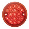 UP39391B-15 LED 3" Single Function Reflector Single Face Light Only - Red LED/Red Lens (Bulk)