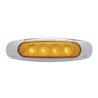 UP39398-4 LED Reflector Light (Clearance/Marker) - Amber LED/Amber Lens