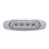 UP39400-4 LED Reflector Light (Clearance/Marker) - Amber LED/Clear Lens