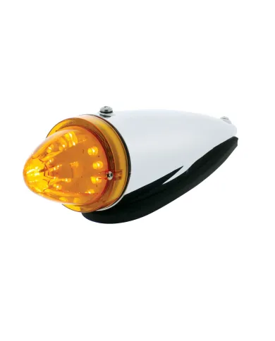 UP39406-13 LED Watermelon Truck-Lite Style Cab Light Kit - Amber LED/Amber Lens