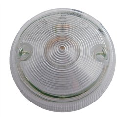 UP39430-15 LED 3" Dual Function Single Face Light Only - Amber LED/Clear Lens