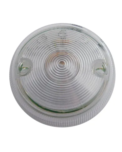 UP39431-15 LED 3" Dual Function Single Face Light Only - Red LED/Clear Lens