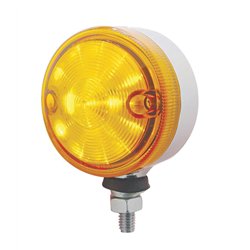 UP39432-15 LED 3" Dual Function Single Face Light - Amber LED/Amber Lens