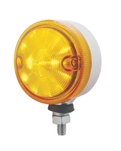 UP39432-15 LED 3" Dual Function Single Face Light - Amber LED/Amber Lens