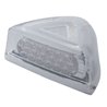 UP39437-37 LED Turn Signal Light With Chrome Base For 1987-2007 Peterbilt 379/378/357- Amber LED/Clear Lens