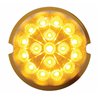 UP39447-17 LED Watermelon Reflector Cab Light - Amber LED/Amber Lens