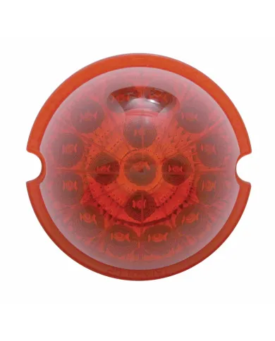 UP39448-17 LED Watermelon Reflector Cab Light - Red LED/Red Lens