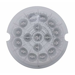 UP39449-17 LED Watermelon Reflector Cab Light - Amber LED/Clear Lens