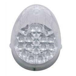 UP39458-19 LED Reflector Grakon 1000 Style Cab Light - Amber LED/Clear Lens