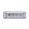 UP39466-4 LED Reflector Rectangular Light (Clearance/Marker) - Red LED/Clear Lens