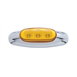 UP39479-3 LED Reflector Light (Clearance/Marker) - Amber LED/Amber Lens