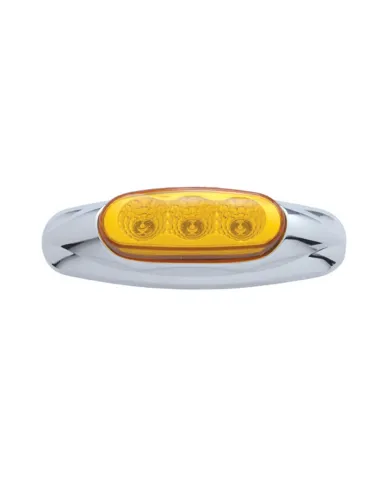 UP39479-3 LED Reflector Light (Clearance/Marker) - Amber LED/Amber Lens
