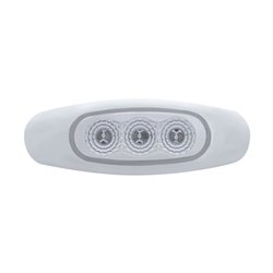 UP39481B-3 LED Reflector Light (Clearance/Marker) - Amber LED/Clear Lens (Bulk)