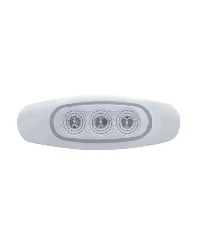 UP39481B-3 LED Reflector Light (Clearance/Marker) - Amber LED/Clear Lens (Bulk)