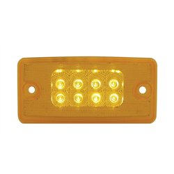UP39486-8 LED Reflector Cab Light For Freightliner Century (1996-2011) And Columbia (2001-2017) - Amber LED/Amber Lens