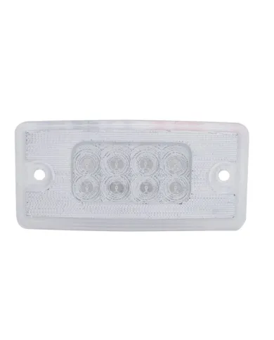 UP39487-8 LED Reflector Cab Light For Freightliner Century (1996-2011) And Columbia (2001-2017) - Amber LED/Clear Lens