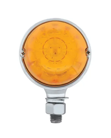 UP39488-17 LED Watermelon Single Face Light - Amber LED/Amber Lens