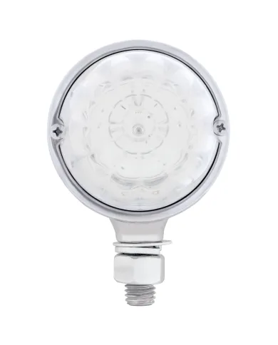 UP39490-17 LED Watermelon Single Face Light - Amber LED/Clear Lens