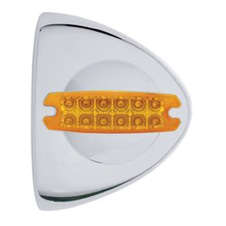 UP39504-12 LED Reflector Headlight Turn Signal Light Cover - Amber LED/Amber Lens