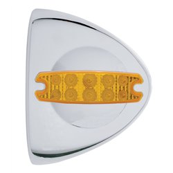 UP39508-10 LED Reflector Headlight Turn Signal Light Cover - Amber LED/Amber Lens